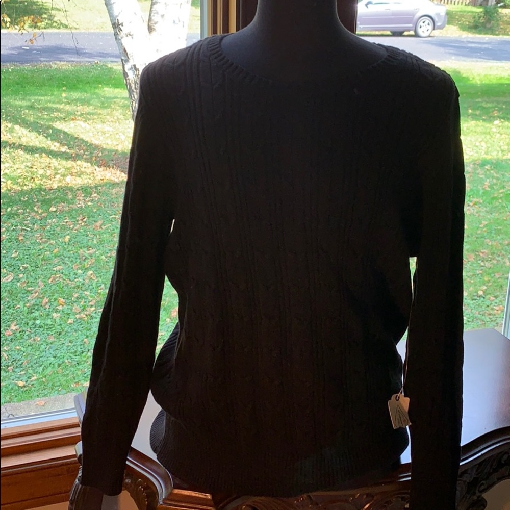 Saint johns bay black sweater size 2X